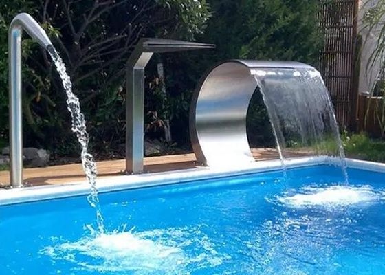 jet de cascade d'acier inoxydable d'accessoires de fontaine de piscine de 600mm