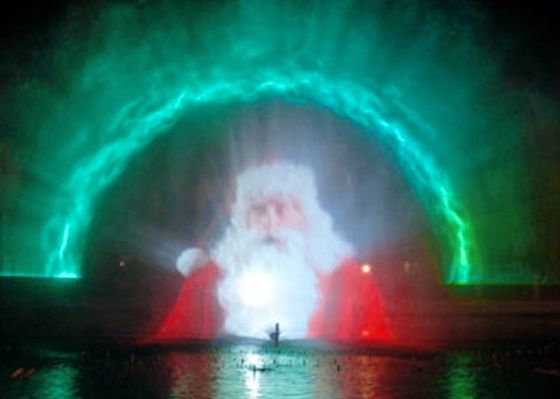 projection d'écran d'eau de bec d'acier inoxydable de la fontaine 60m3/h