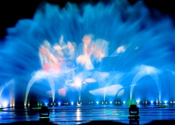 projection d'écran d'eau de bec d'acier inoxydable de la fontaine 60m3/h