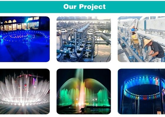 projection d'écran d'eau de bec d'acier inoxydable de la fontaine 60m3/h