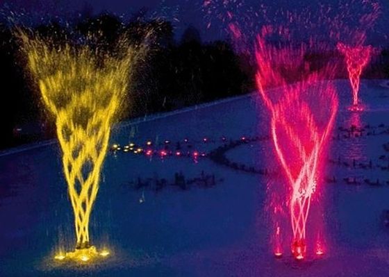 350L/min 2" bec tournant de fontaine d'acier inoxydable entièrement