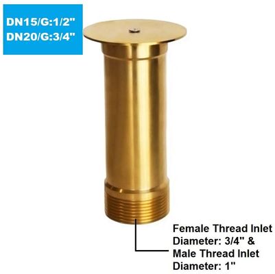 Bec entièrement en laiton de fontaine de Bell de l'eau de DN15 1/2 »