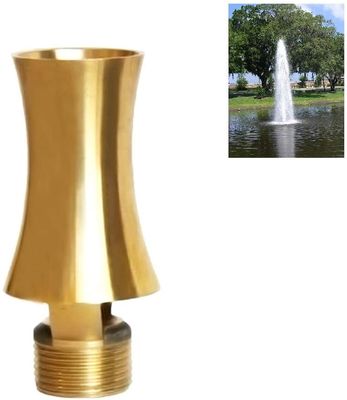 têtes de jet en laiton jaunes de fontaine d'eau de tour de la glace 12m3/H