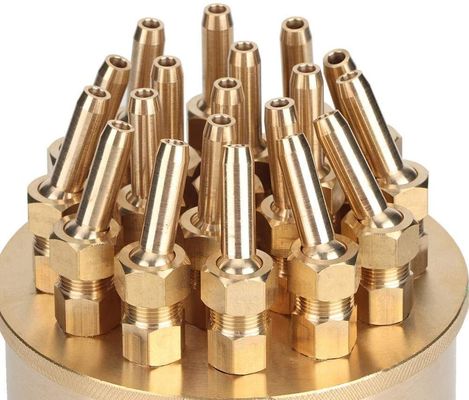 DN40 en laiton 1 1/2 » 3 couches fleurissent fontaine Jet Nozzle