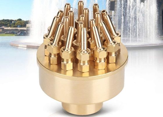 DN40 en laiton 1 1/2 » 3 couches fleurissent fontaine Jet Nozzle