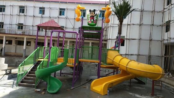 Résistance à l'oxydation de glissière d'eau de poulpe de fibre de verre d'enfant en bas âge