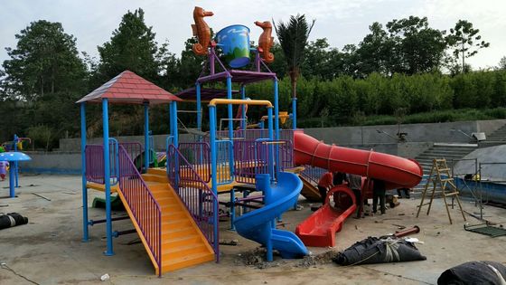Résistance à l'oxydation de glissière d'eau de poulpe de fibre de verre d'enfant en bas âge