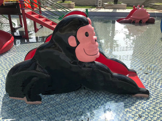 Glissière d'eau de singe de résistance à la corrosion pour le jeu d'été d'adolescents d'intérieur