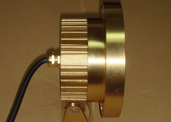 DMX512 2700K en laiton 6W RVB a mené les lumières sous-marines de piscine
