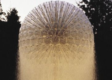 Accessoires en laiton solides solubles 304 Crystal Ball Jet de fontaine de piscine de Chrome