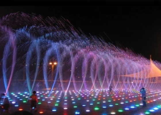 IP68 1" fontaine de la danse DN50 équipe DMX d'un gicleur 512 Digital commandée