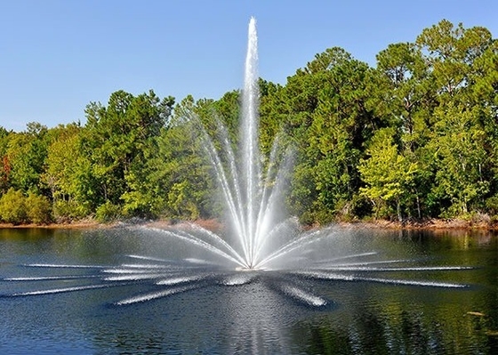 Fontaine d'eau de flottement d'acier inoxydable pour le lac