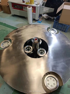 Fontaine de flottement de l'eau d'acier inoxydable avec la lampe et la pompe