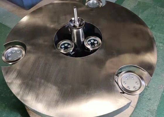Fontaine de flottement de l'eau d'acier inoxydable avec la lampe et la pompe