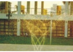 1/2 » 3/4" écoulement d'eau principal 2m3/h de bec de pulvérisation de fontaine