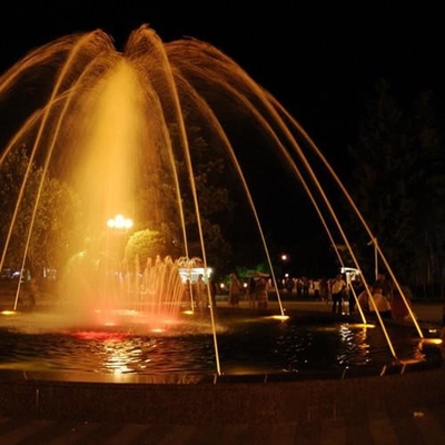 valve réglable de Jet Dancing Fountain Nozzles With de la légère brûlure 3m3/h en laiton