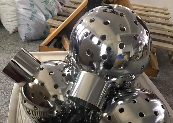 3" SS304 Crystal Ball Dancing Fountain Nozzles 65m3/h