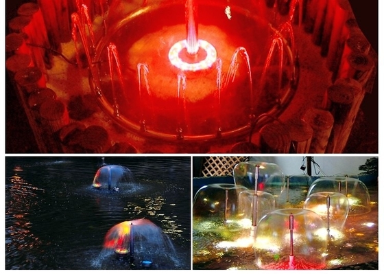 La fontaine de danse du champignon DN15 équipe Jet Display Bell d'un gicleur 22gpm
