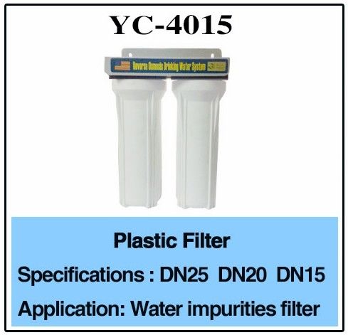 filtre d'eau en plastique de DN25 DN20 de 3/4" de 1/2 » pour le bec de l'eau de brume