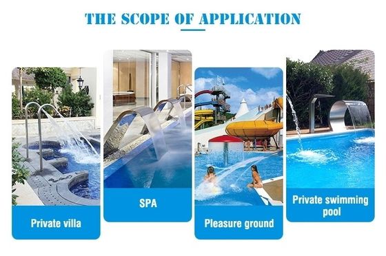Massage Stainless Steel Waterfall Jet