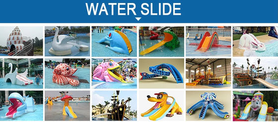 Fiberglass Swimming Pool Pirate Water Slides