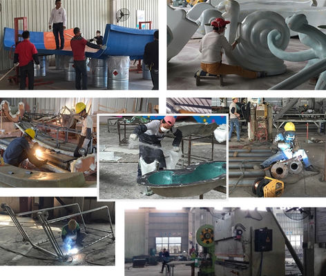 Fiberglass Swimming Pool Pirate Water Slides