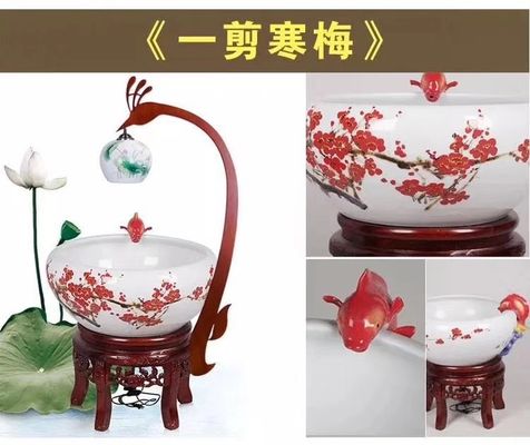 Porcelain 460mm Koi Fish Bowl