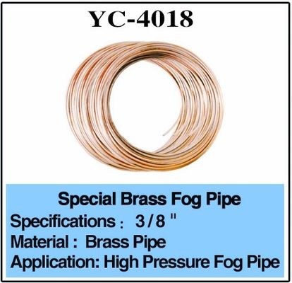 3/8" tuyau de cuivre à haute pression pour le bec de l'eau de brume
