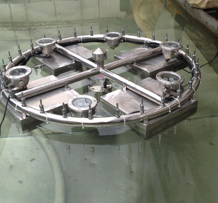 Fontaine d'eau de flottement de fleur extérieure de 1.5m pour le lac
